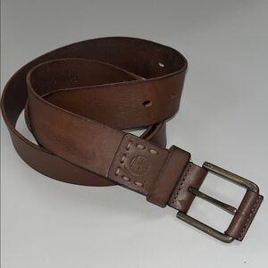 Timberland Classic Brown Leather Belt size 46